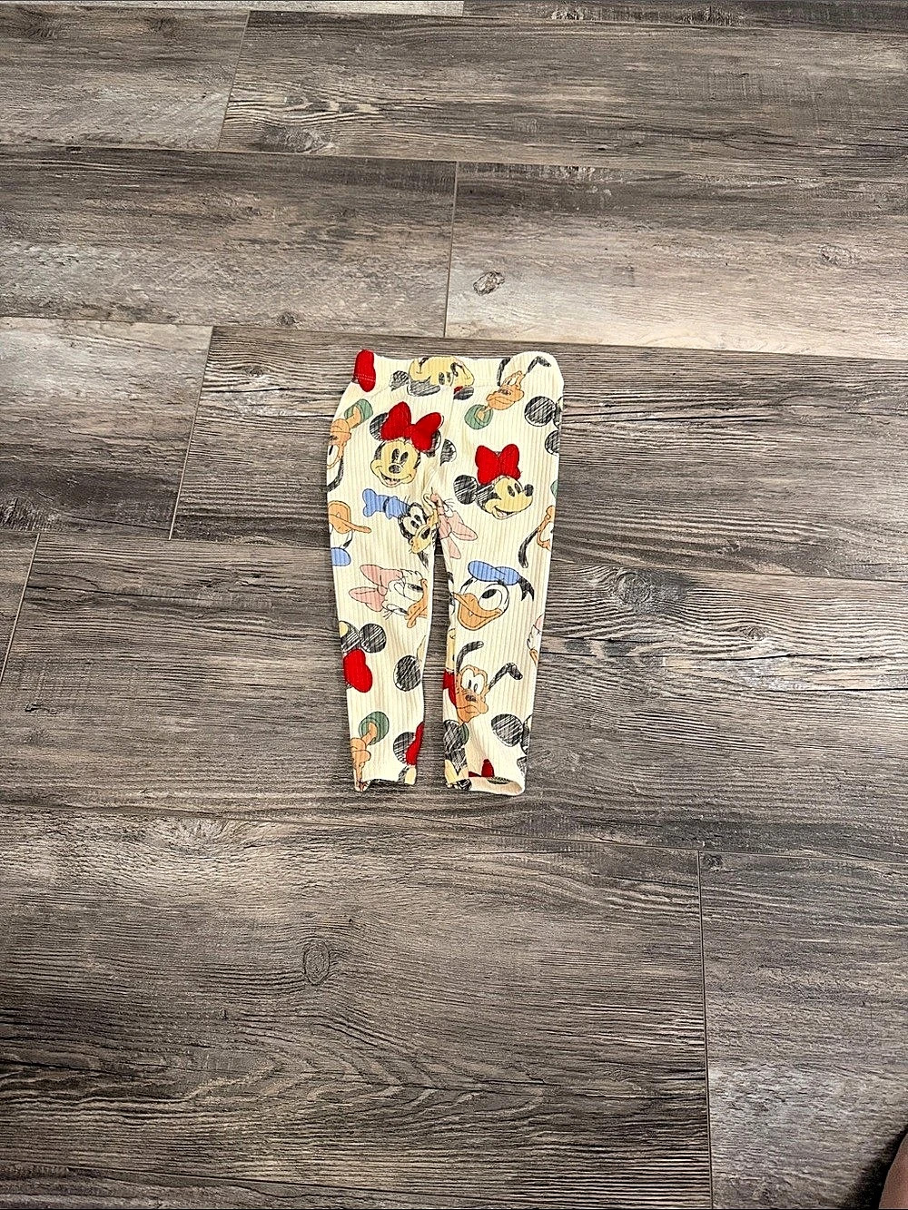 Disney Baby Print Leggings in Cream & Red Size 18M